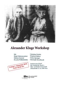 Alexander Kluge Workshop 2018